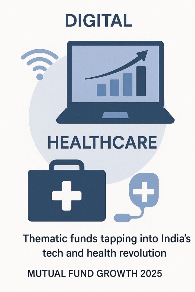 Digital and healthcare mutual fund growth 2025