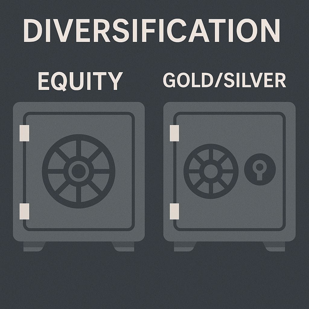 portfolio diversification with gold silver