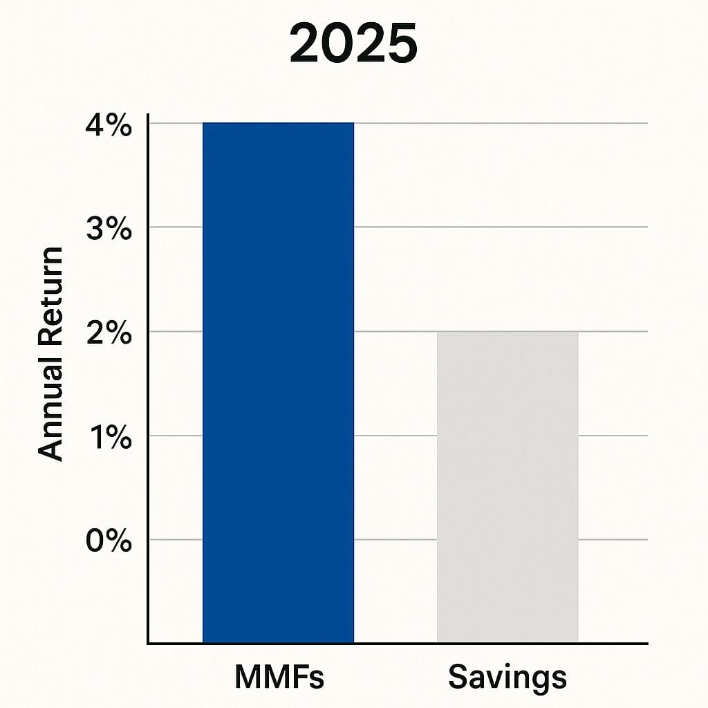 Money Market Fund 2025 performance chart