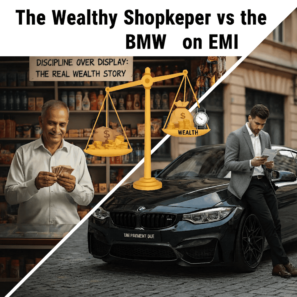 The Wealthy Shopkeeper vs the BMW on EMI